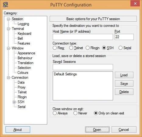 Top 6 phần mềm SSH miễn phí tốt nhất 2026 (Terminal VPS) 1 PuTTY - Phần mềm SSH miễn phí